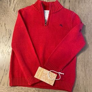 Tommy Bahamas 4T 1/4 zip sweater